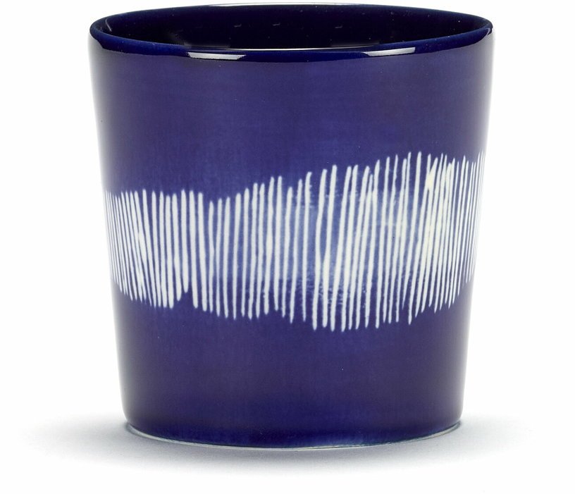 Tasse à café bleue 25 cl Stripes Feast - Serax - The Cool Republic