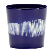 Tasse à café bleue 25 cl Stripes Feast - Serax - The Cool Republic