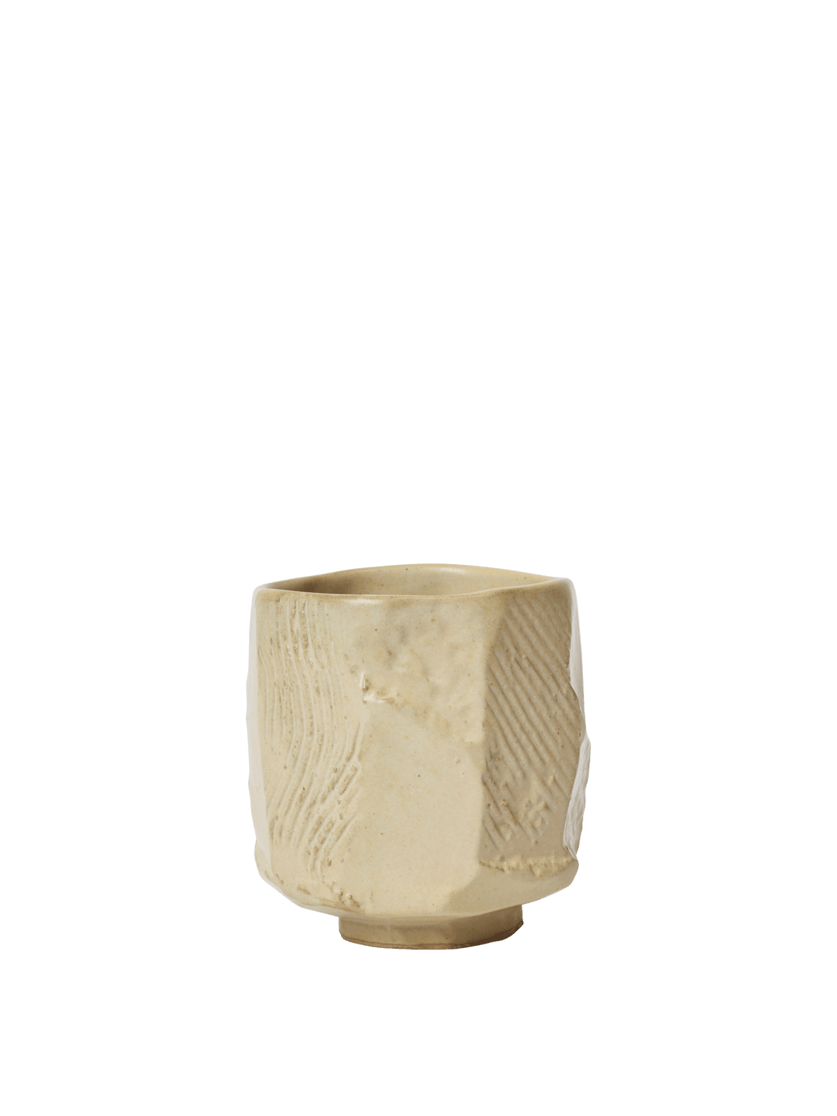 Tasse à café en céramique beige 8 cm Toky - Ferm Living - The Cool Republic