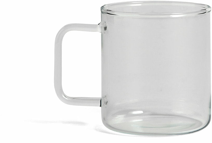 Tasse à café en verre borosilicate transparent 9 cm Glass - HAY - The Cool Republic
