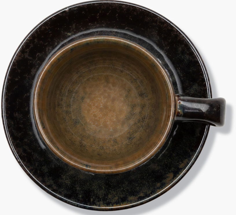 Tasse à café et soucoupe indi grey 13x6cm Surface - Serax - The Cool Republic
