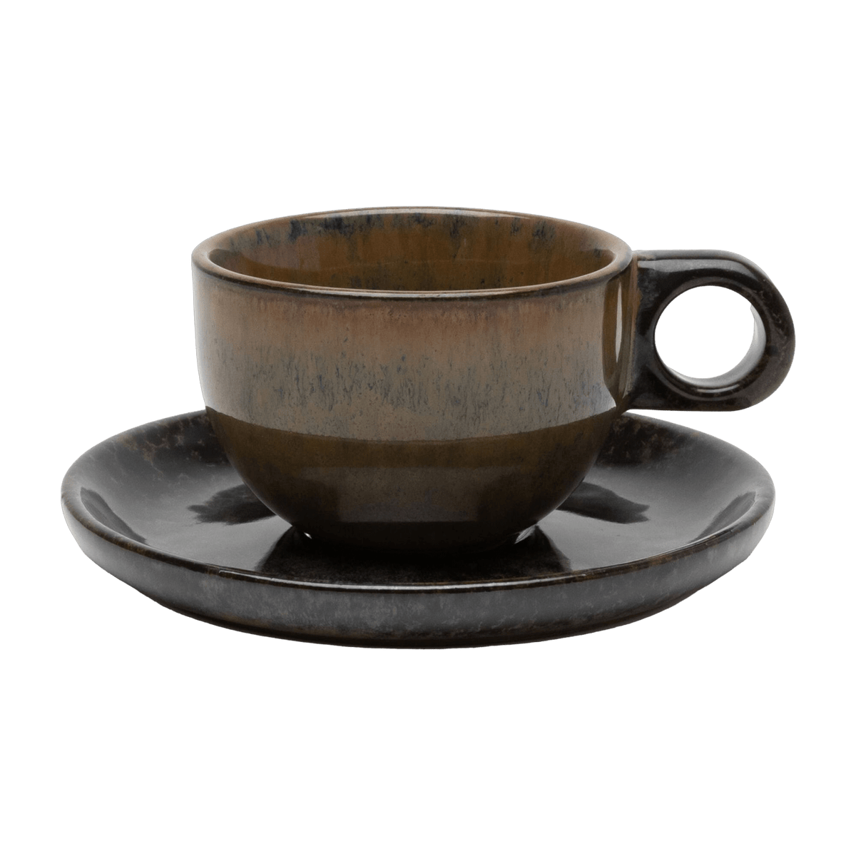 Tasse à café et soucoupe indi grey 13x6cm Surface - Serax - The Cool Republic