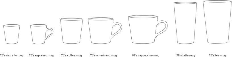 Tasse à café Tornado en céramique Vaisselle 70's - HKliving - The Cool Republic