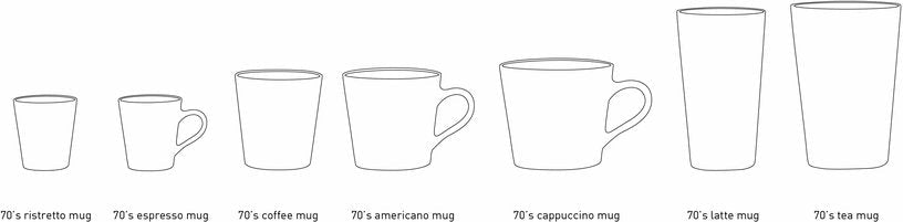 Tasse à café Tornado en céramique Vaisselle 70's - HKliving - The Cool Republic