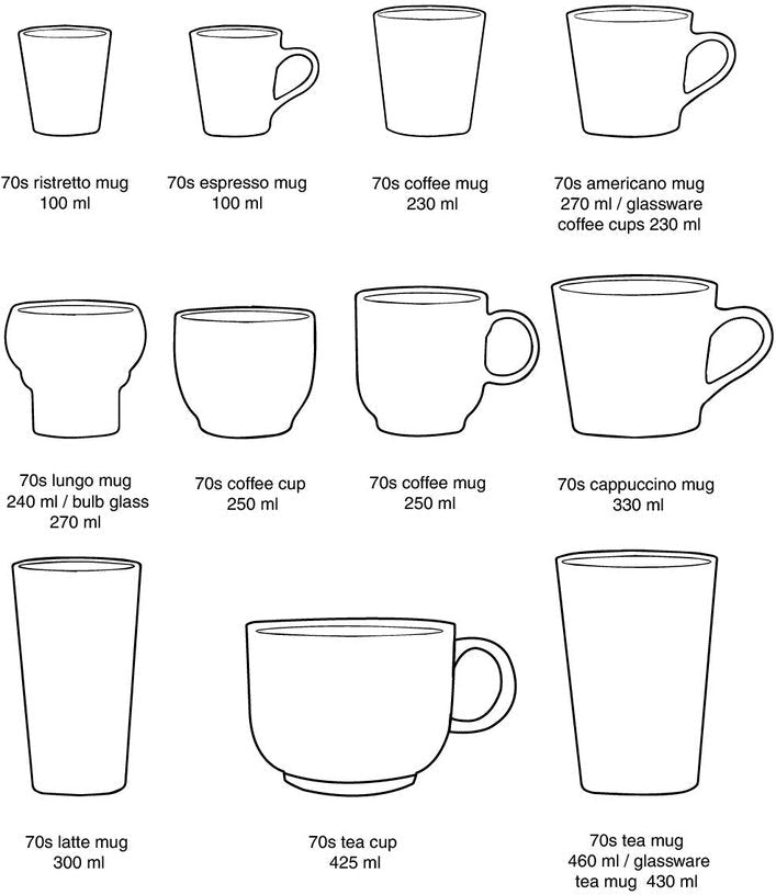 Tasse à café Tornado en céramique Vaisselle 70's - HKliving - The Cool Republic