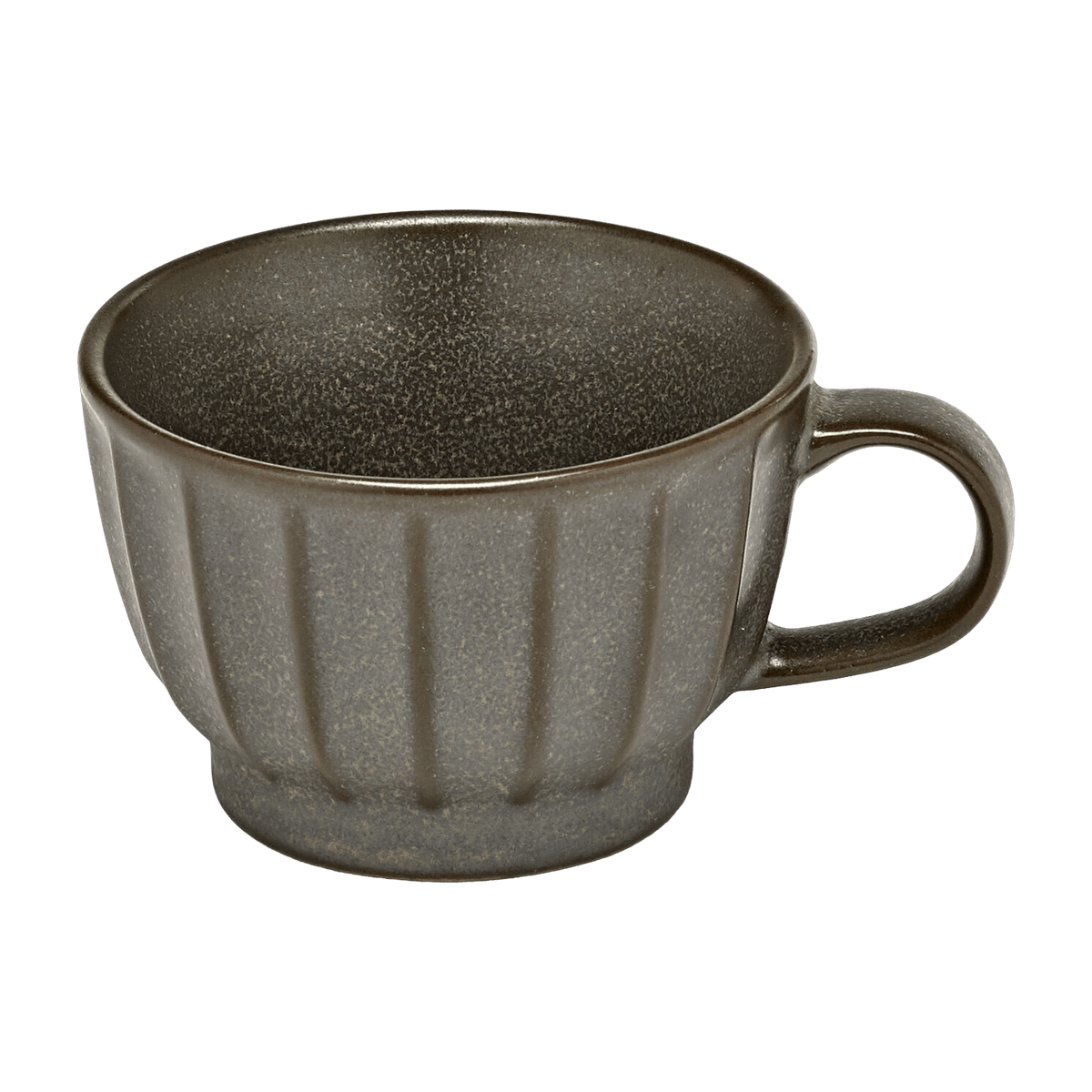 Tasse à cappuccino en grès verte 20 cl Inku - Serax - The Cool Republic