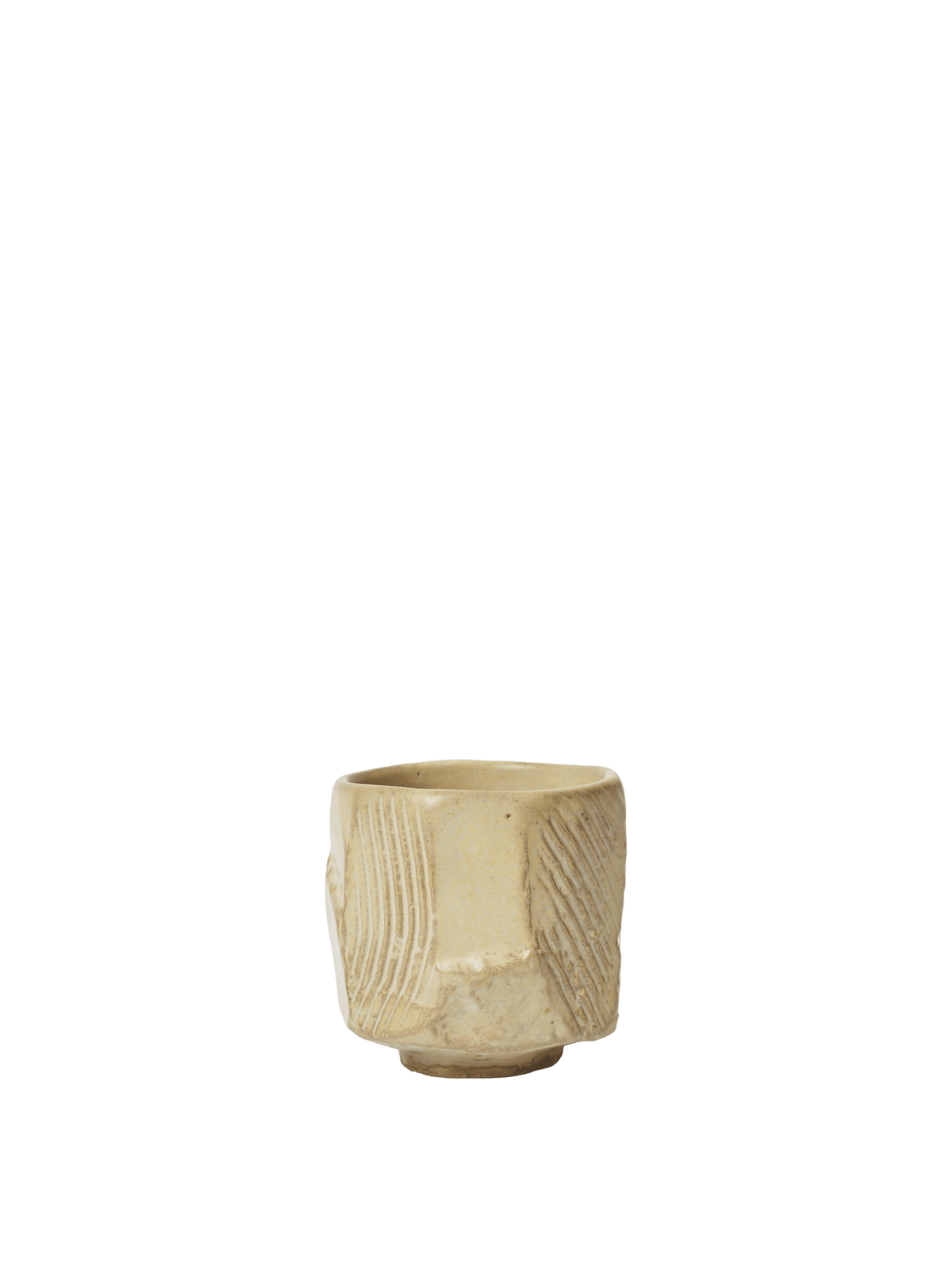 Tasse à espresso en céramique beige 6 cm Toky - Ferm Living - The Cool Republic