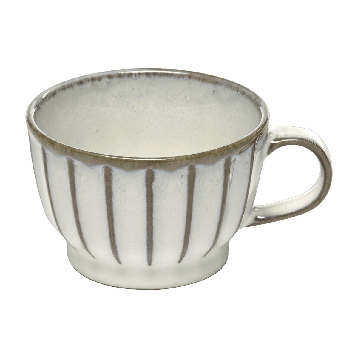 White stoneware cup expresso 10 cl Inku - Serax - The Cool Republic