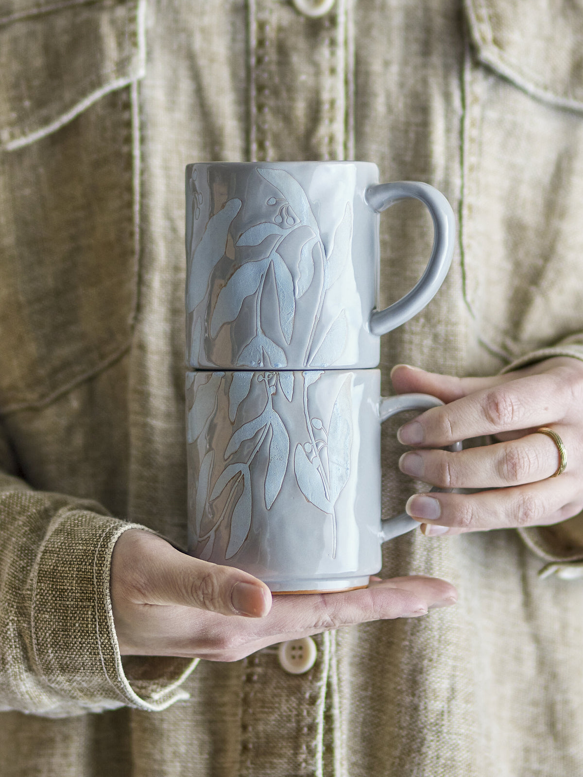 Tasse Aurora en grès gris - Bloomingville