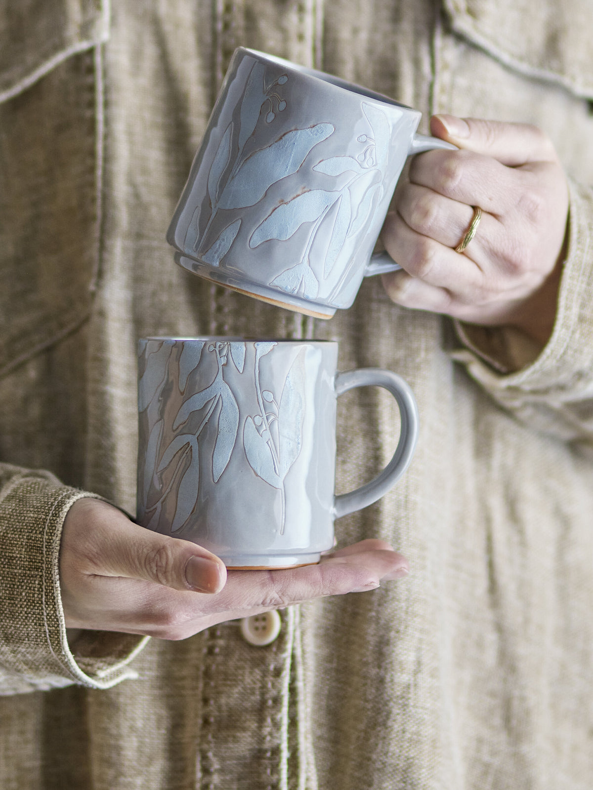 Tasse Aurora en grès gris - Bloomingville