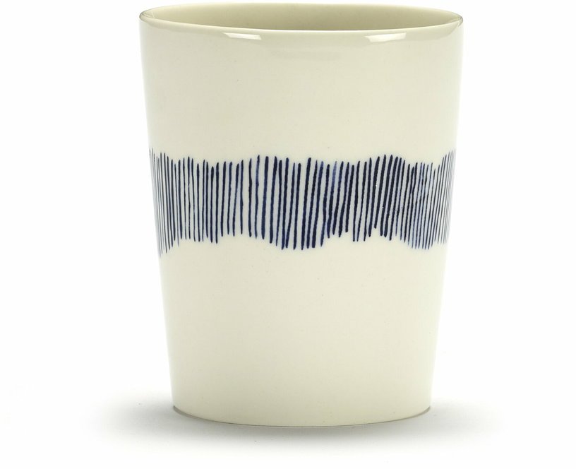 Tasse blanche 33 cl Stripes Feast - Serax - The Cool Republic