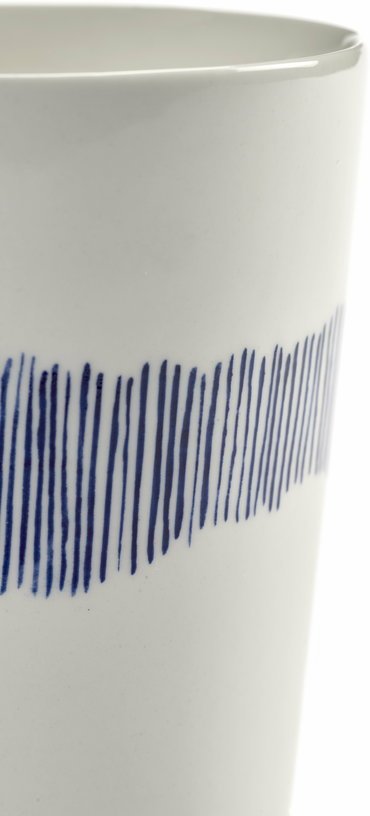 Tasse blanche 33 cl Stripes Feast - Serax - The Cool Republic