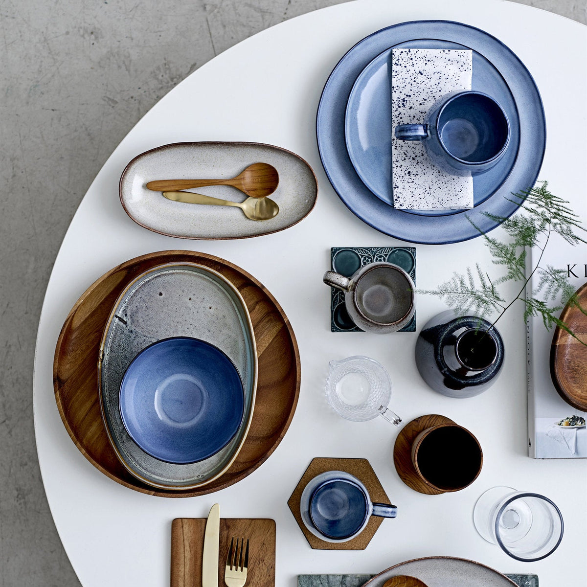 Tasse bleue Sandrine - Bloomingville - The Cool Republic