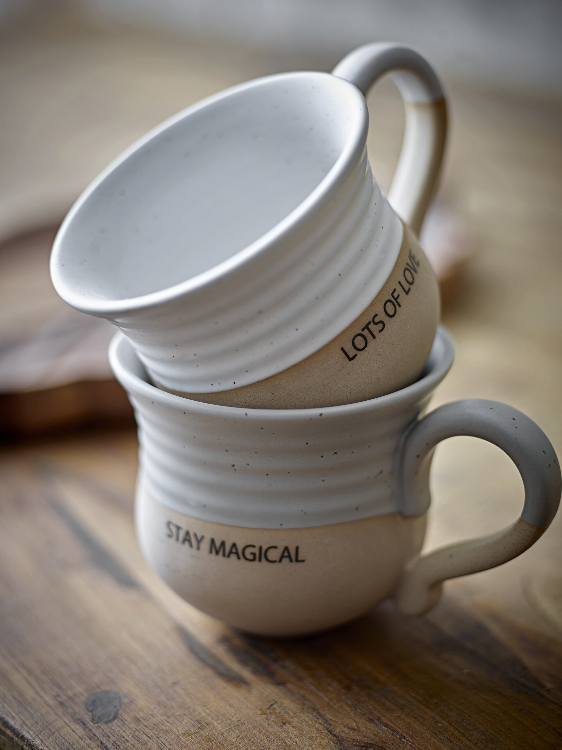 Tasse Claire Grès Blanc - Bloomingville
