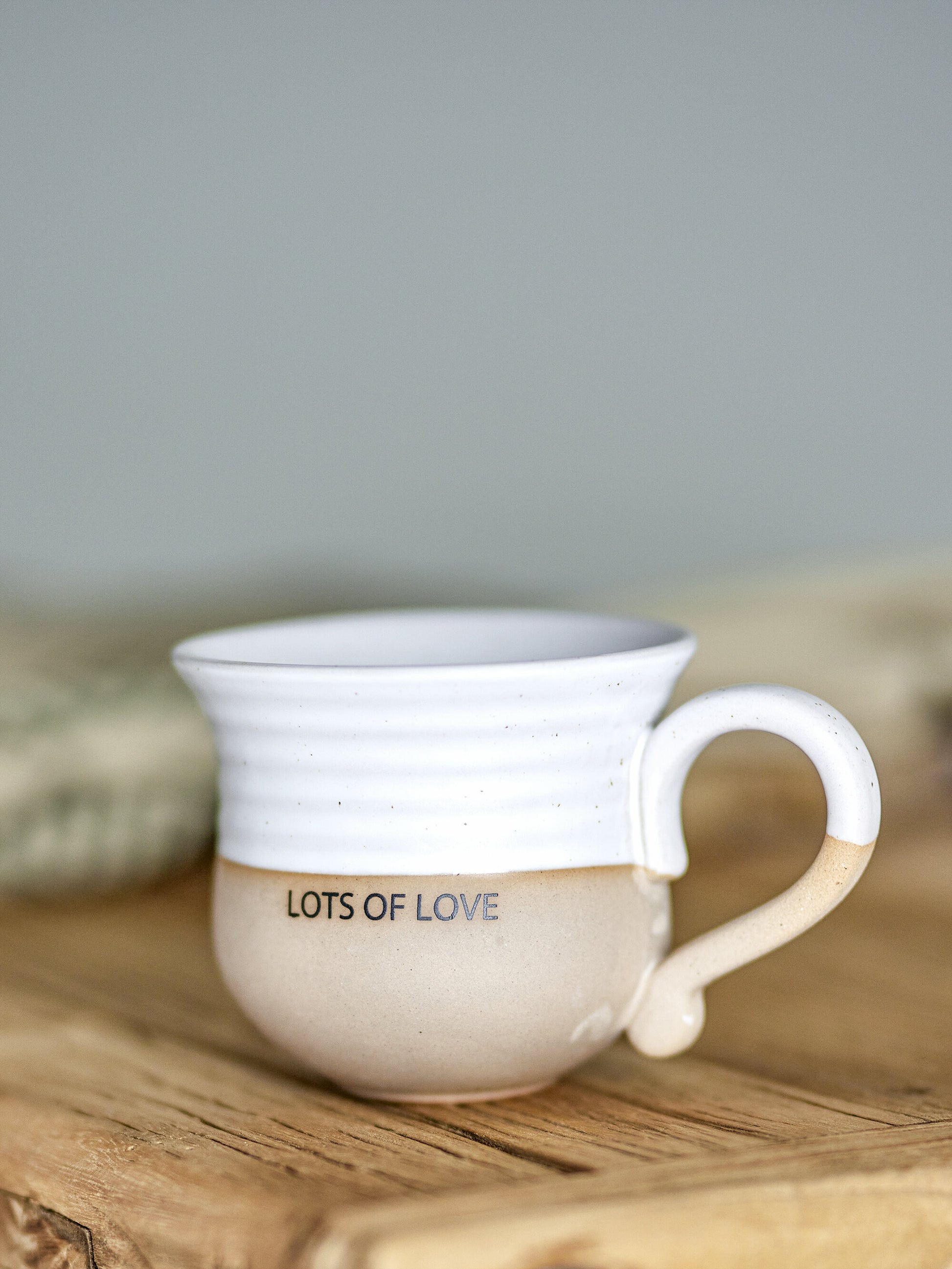 Tasse Claire Grès Blanc - Bloomingville
