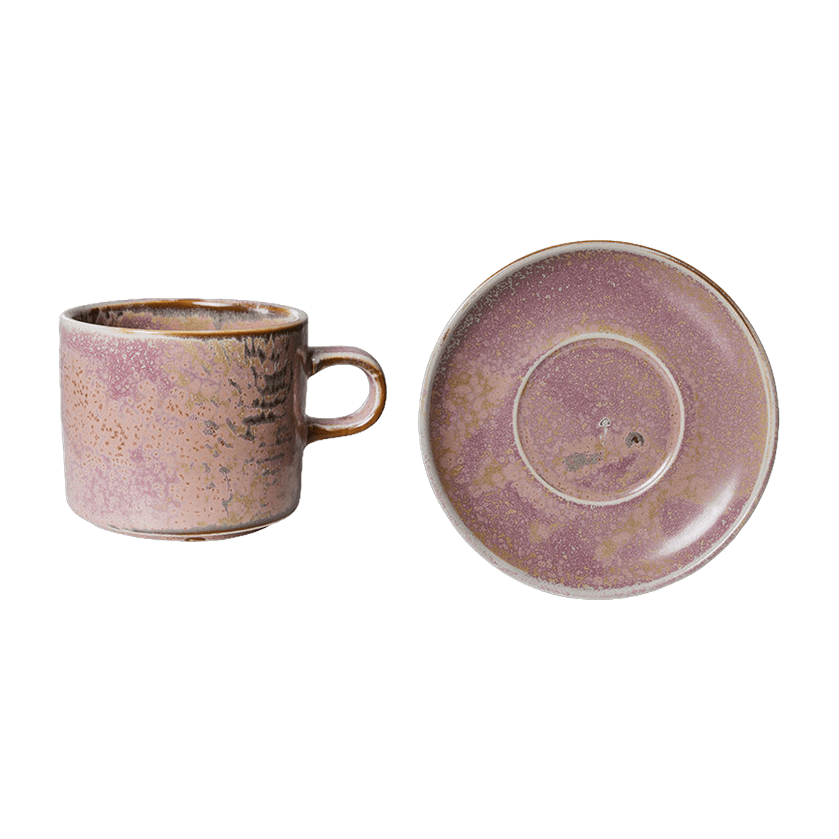 Tasse et soucoupe Rustic Pink - HKLIVING - The Cool Republic