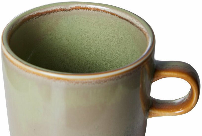 Tasse et soucoupe Vert mousse - HKLIVING - The Cool Republic