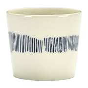 Tasse expresso blanc avec motif bleu Feast - Serax - The Cool Republic