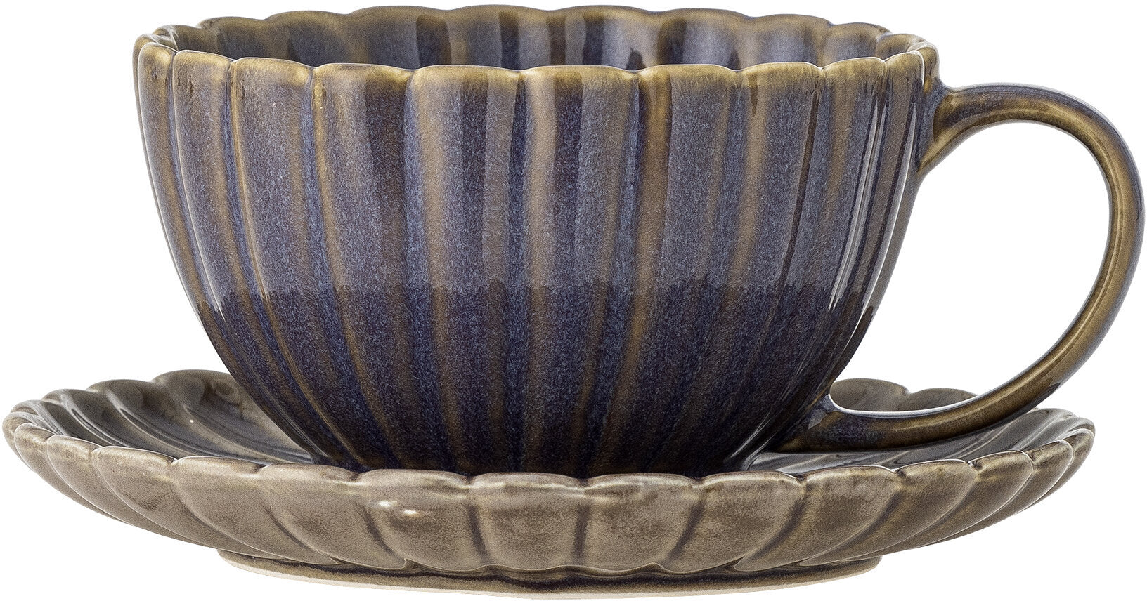 Tasse Latina avec soucoupe Grès mauve - Bloomingville