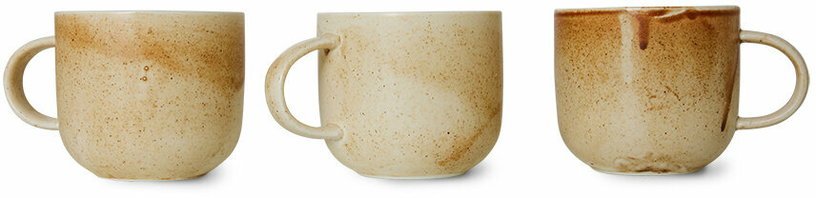 Tasse Rustique Crème/Brun - HKLIVING - The Cool Republic