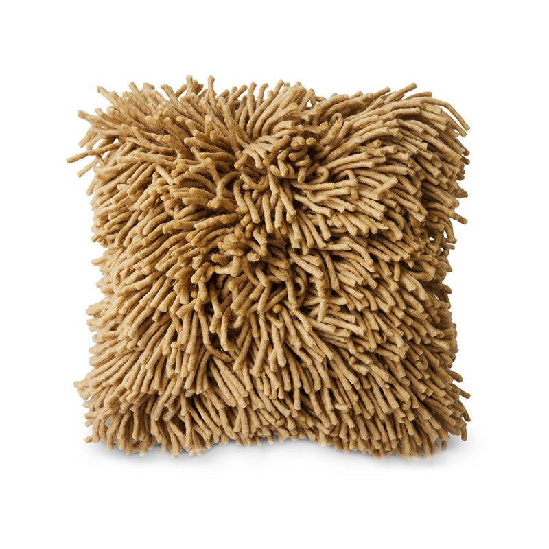 Coussin en laine Rugged Olive (50X50Cm) - HKLIVING