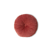 Round cushion in burgundy velvet 35cm - HKLIVING