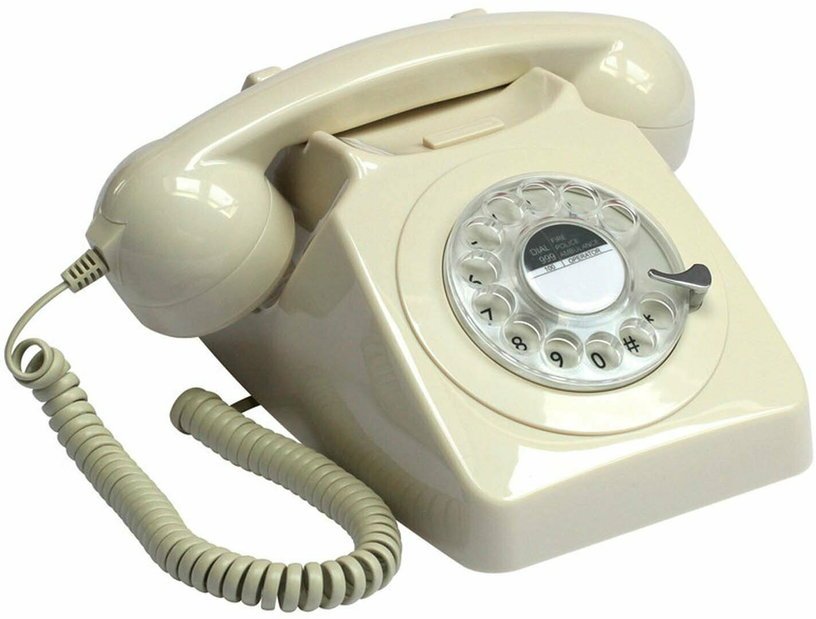 Téléphone fixe rétro ivoire 746 Rotary - GPO Retro - The Cool Republic