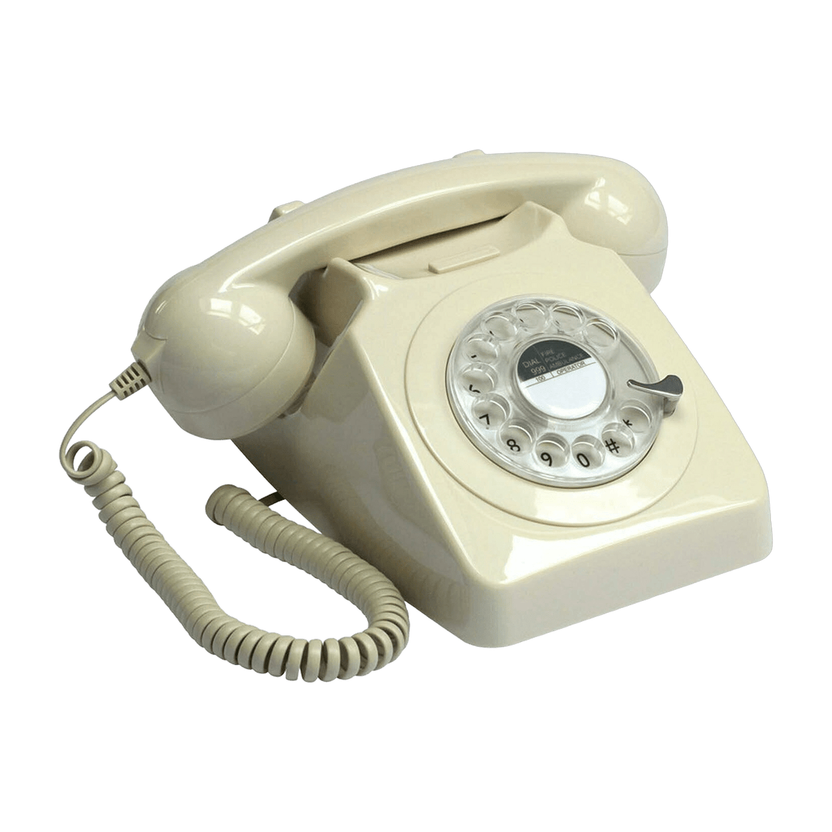 Téléphone fixe rétro ivoire 746 Rotary - GPO Retro - The Cool Republic