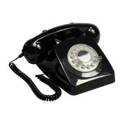 Téléphone fixe rétro noir 746 Rotary - GPO Retro - The Cool Republic