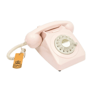 Téléphone fixe rétro rose 746 Rotary - GPO Retro - The Cool Republic