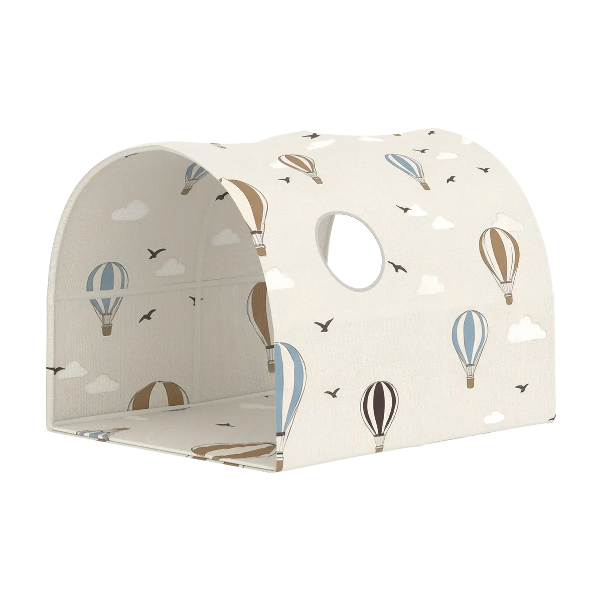 Tente de jeu pour enfant en coton blanc à motif ballons 102x86x102cm Dawn - Flexa — vue 7