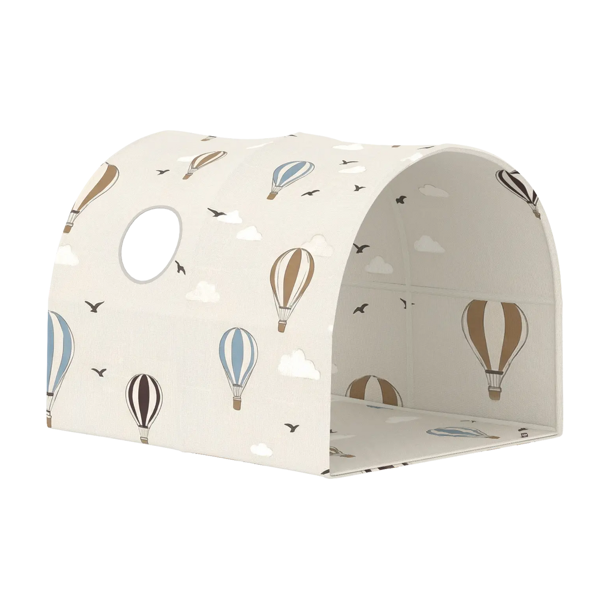 Tente de jeu pour enfant en coton blanc à motif ballons 102x86x102cm Dawn - Flexa