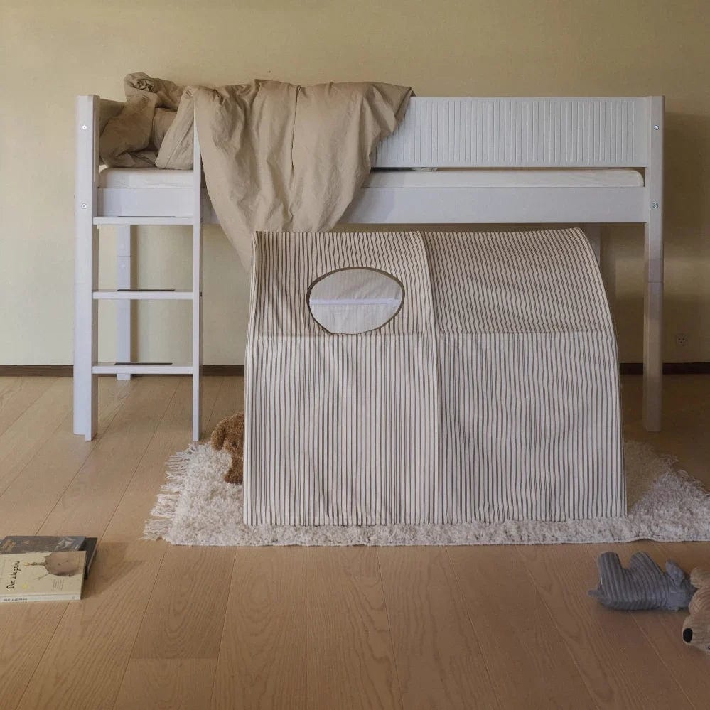 Tente de jeu pour enfant en coton blanc rayé 102x86x102cm Dawn - Flexa — vue 3