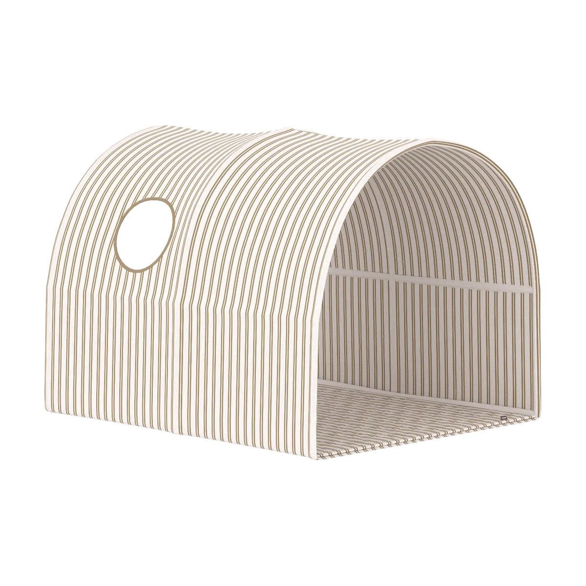 Tente de jeu pour enfant en coton blanc rayé 102x86x102cm Dawn - Flexa