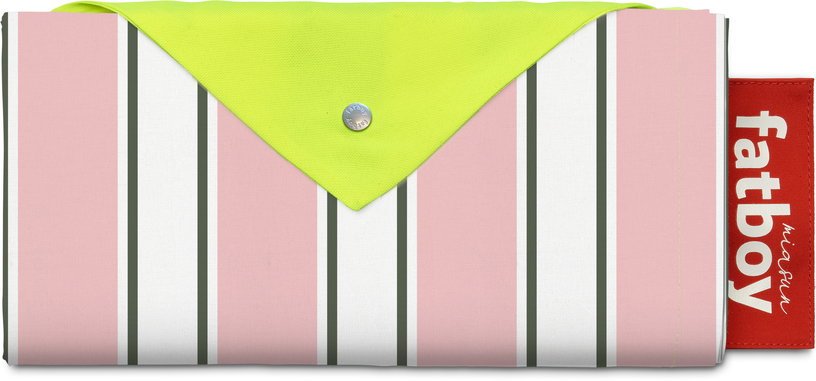 Tente de plage en coton rose à rayures melrose 40 x 19 cm Miasun - Fatboy - The Cool Republic