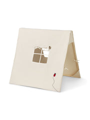 Tente pour enfants en coton biologique brodée 100cm Ladybird - Ferm Living - The Cool Republic