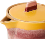 Théière en grès jaune coucher de soleil Vaisselle 70s - HKLIVING - The Cool Republic
