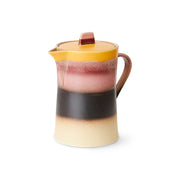 Théière en grès jaune coucher de soleil Vaisselle 70s - HKLIVING - The Cool Republic