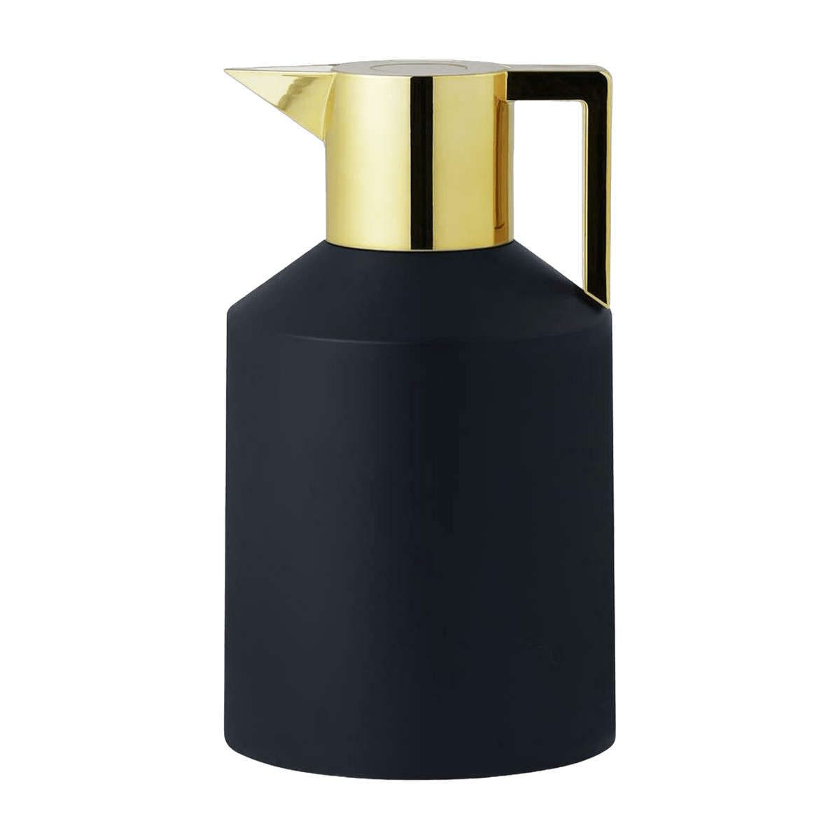 Thermos en plastique noire et dorée 1,5L Geo Vacuum - Normann Copenhagen - The Cool Republic