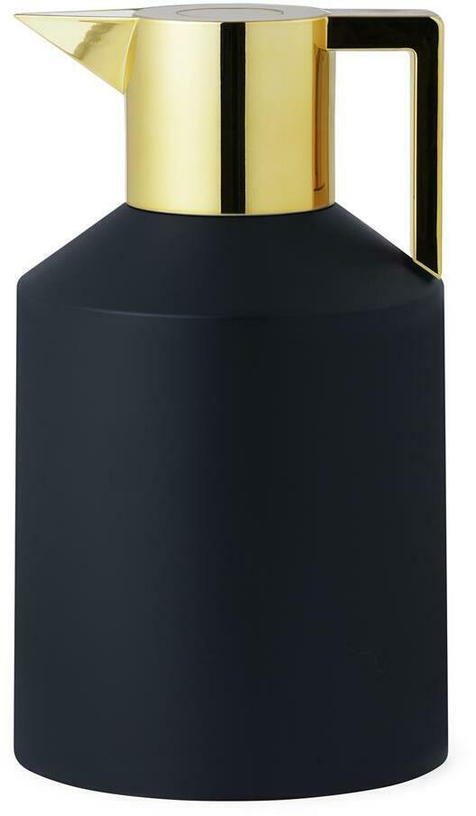 Thermos en plastique noire et dorée 1,5L Geo Vacuum - Normann Copenhagen - The Cool Republic