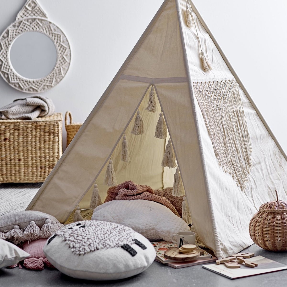 Tipi pour enfant en coton - Bloomingville mini - The Cool Republic