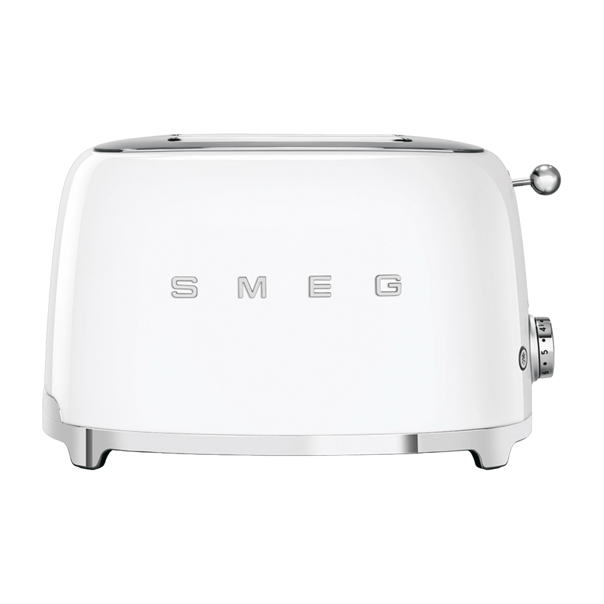 Toaster 2 fentes extra larges blanc Années 50 - Smeg - The Cool Republic