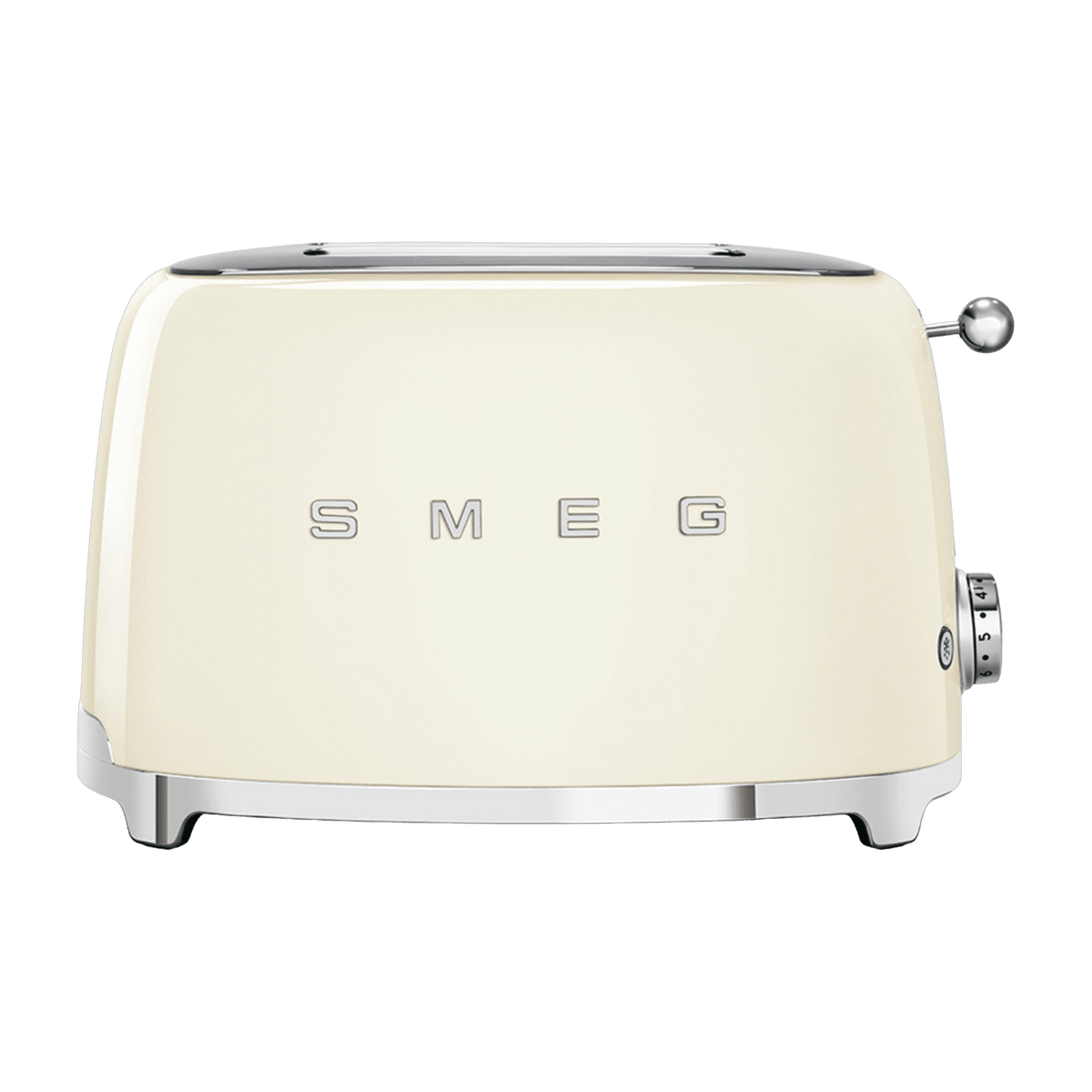 Toaster 2 fentes extra larges crème Années 50 - Smeg - The Cool Republic