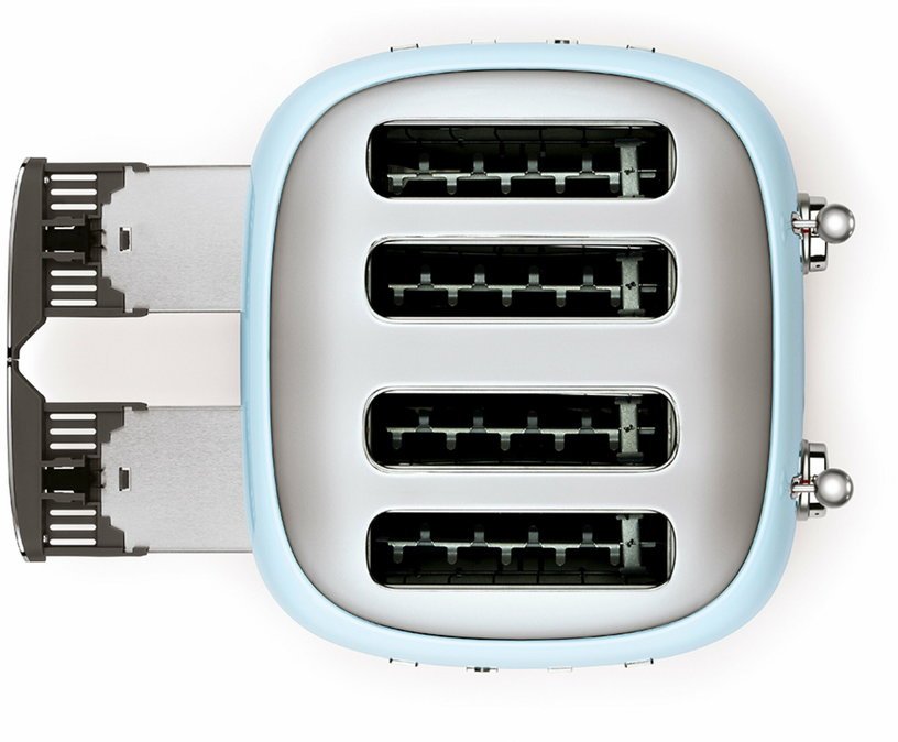Toaster 4 fentes extra larges crème Années 50 - Smeg - The Cool Republic