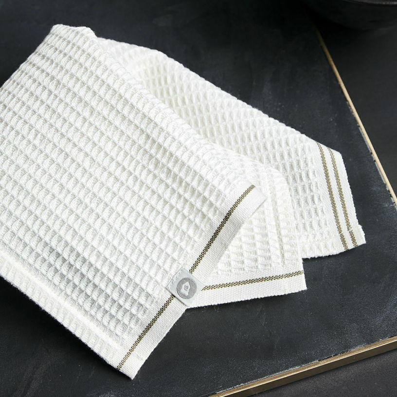 Torchon À Vaisselle Waffle Vert - House Doctor - The Cool Republic