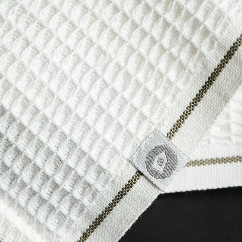 Torchon À Vaisselle Waffle Vert - House Doctor - The Cool Republic