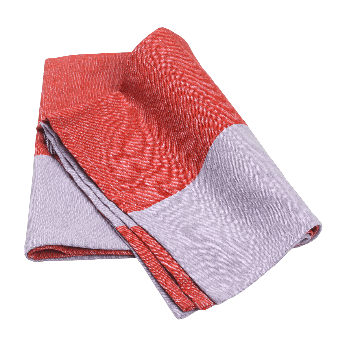 Torchon rouge et lila Hale - Ferm Living - The Cool Republic