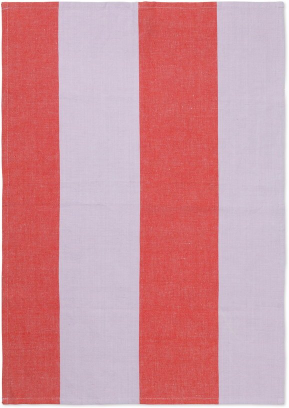 Torchon rouge et lila Hale - Ferm Living - The Cool Republic