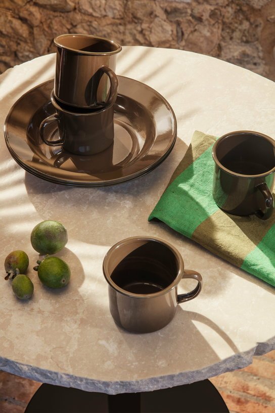 Torchon vert et olive Hale - Ferm Living - The Cool Republic