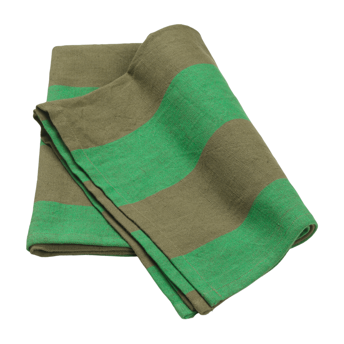 Torchon vert et olive Hale - Ferm Living - The Cool Republic
